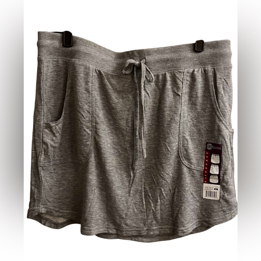 BALANCE COLLECTION ~GRAY~SUMMER SKIRT~XL NWT